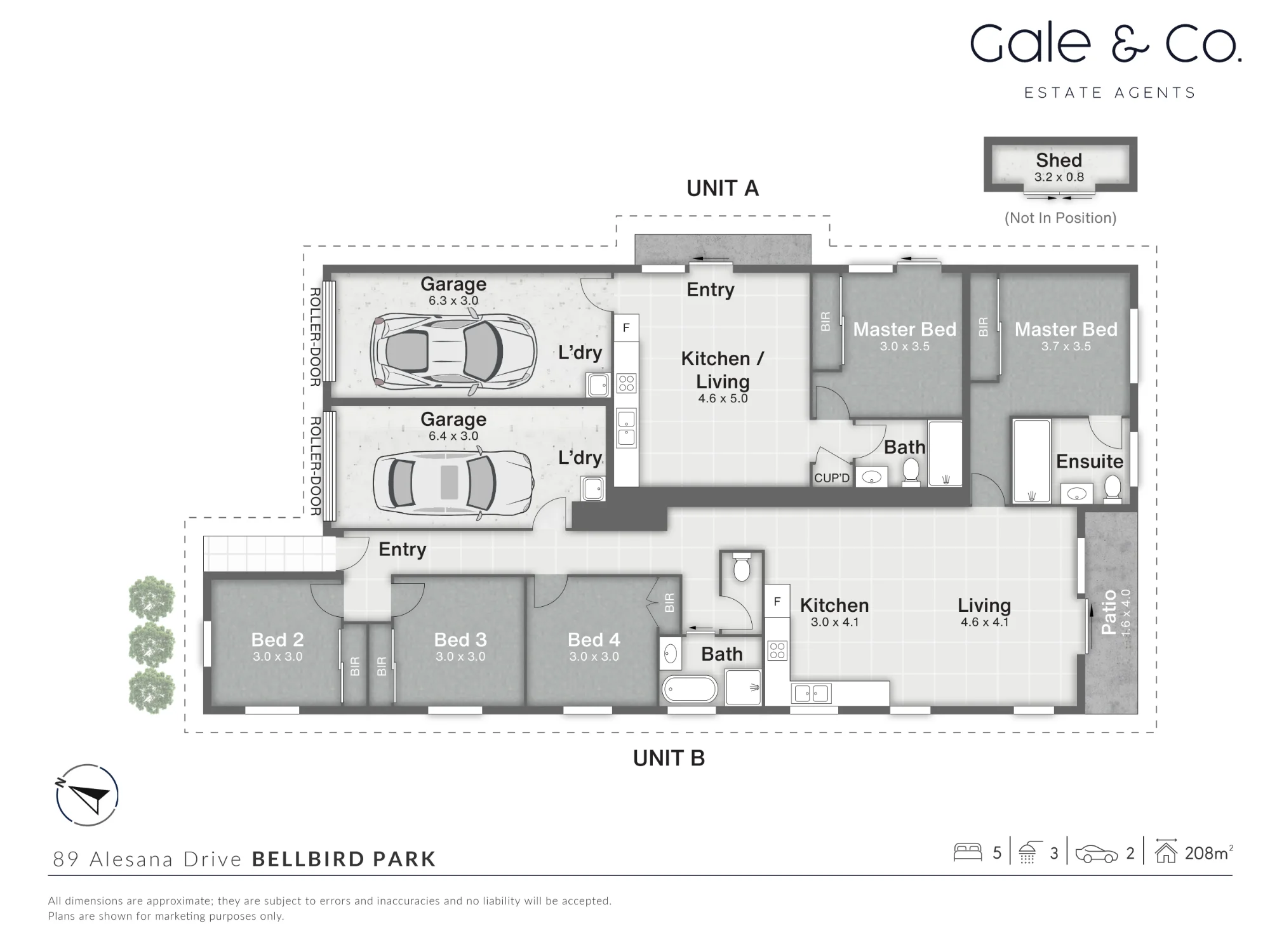 Unit 1 & Unit 2/89 Alesana Drive, Bellbird Park, Qld 4300