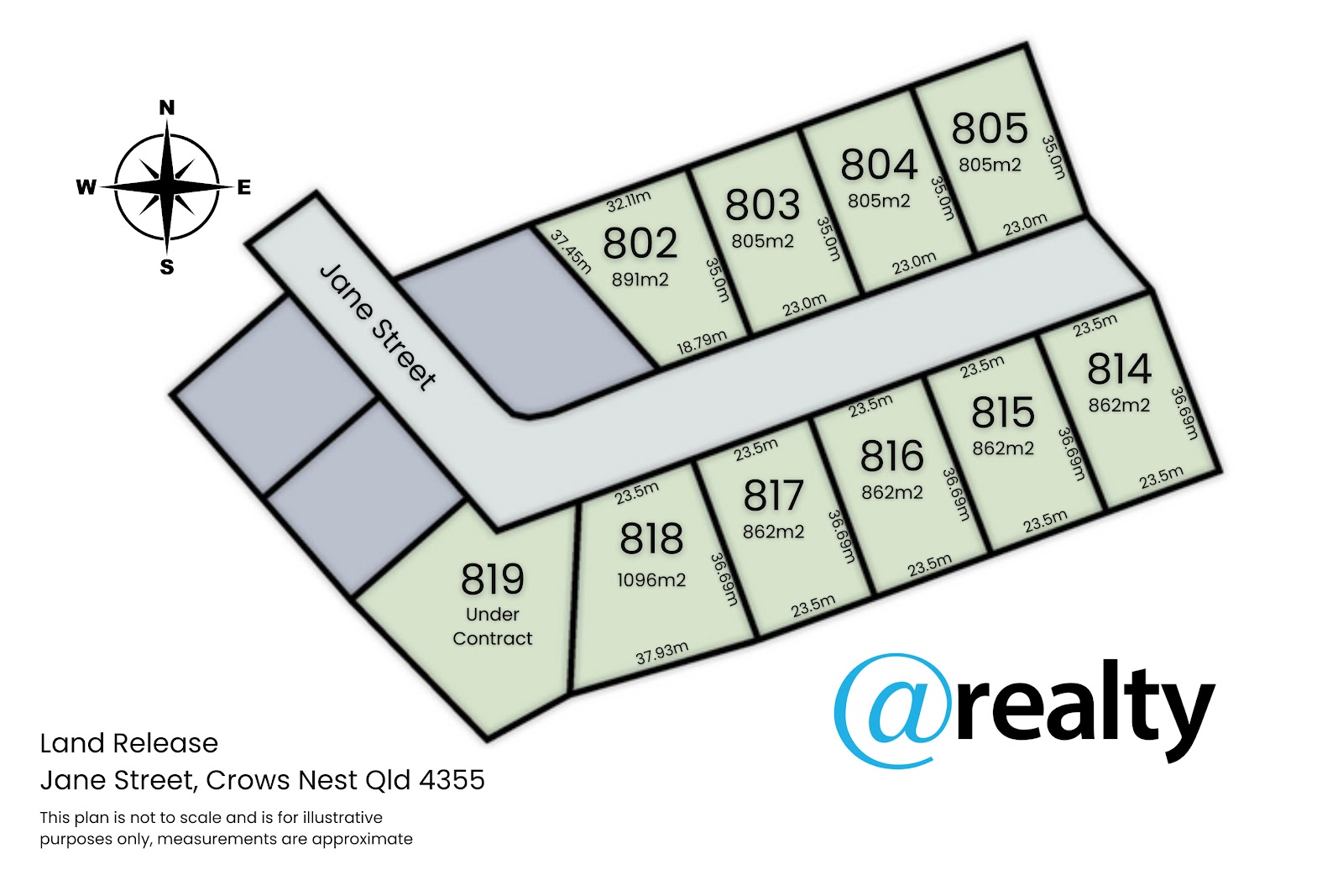 Land Release - Stage 8B Jane Street, Crows Nest, Qld 4355 - Residential