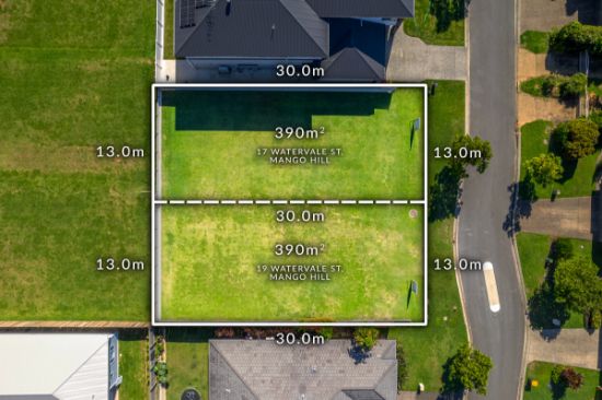 Lot 1 & 2, 19 and 17 Watervale Street, Mango Hill, Qld 4509