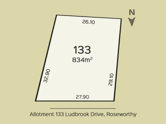 Lot 133 Ludbrook Drive, Roseworthy, SA, 5371