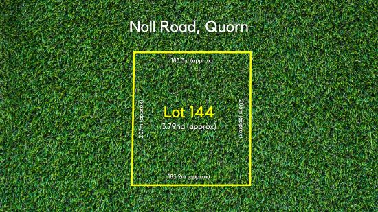 Lot 144 Noll Road, Quorn, SA 5433