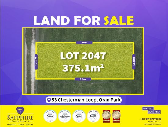 Lot 2047, 53 Chesterman Loop, Oran Park, NSW 2570