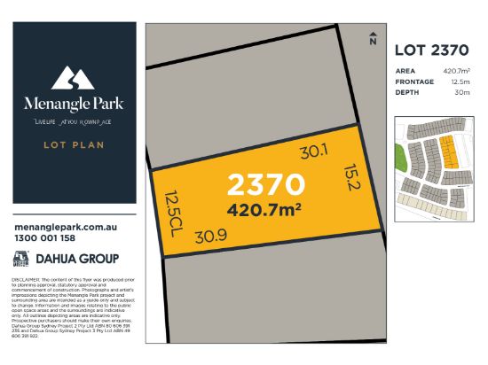 Lot 2370, Lot 2370 Proposed Street, Menangle Park, NSW 2563