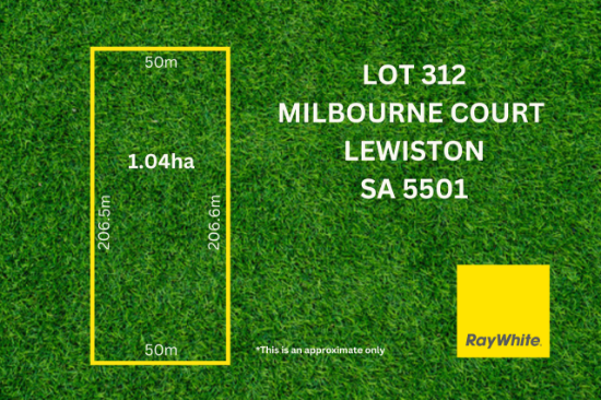 Lot 312 Milbourne Court, Lewiston, SA 5501