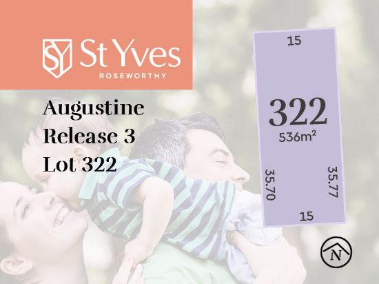 Lot 322, Augustine Drive, St Yves, Roseworthy, SA 5371