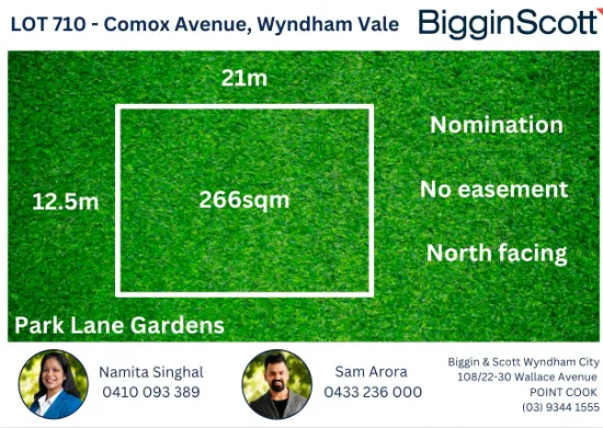 Lot 710/Comox Avenue, Wyndham Vale, VIC, 3024