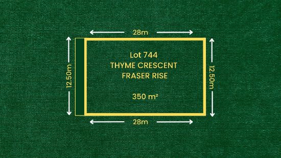 Lot 744 Thyme Crescent, Fraser Rise, Vic 3336
