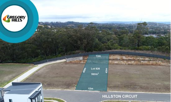 Lot 926, 72 Hillston Circuit, Gregory Hills, NSW 2557