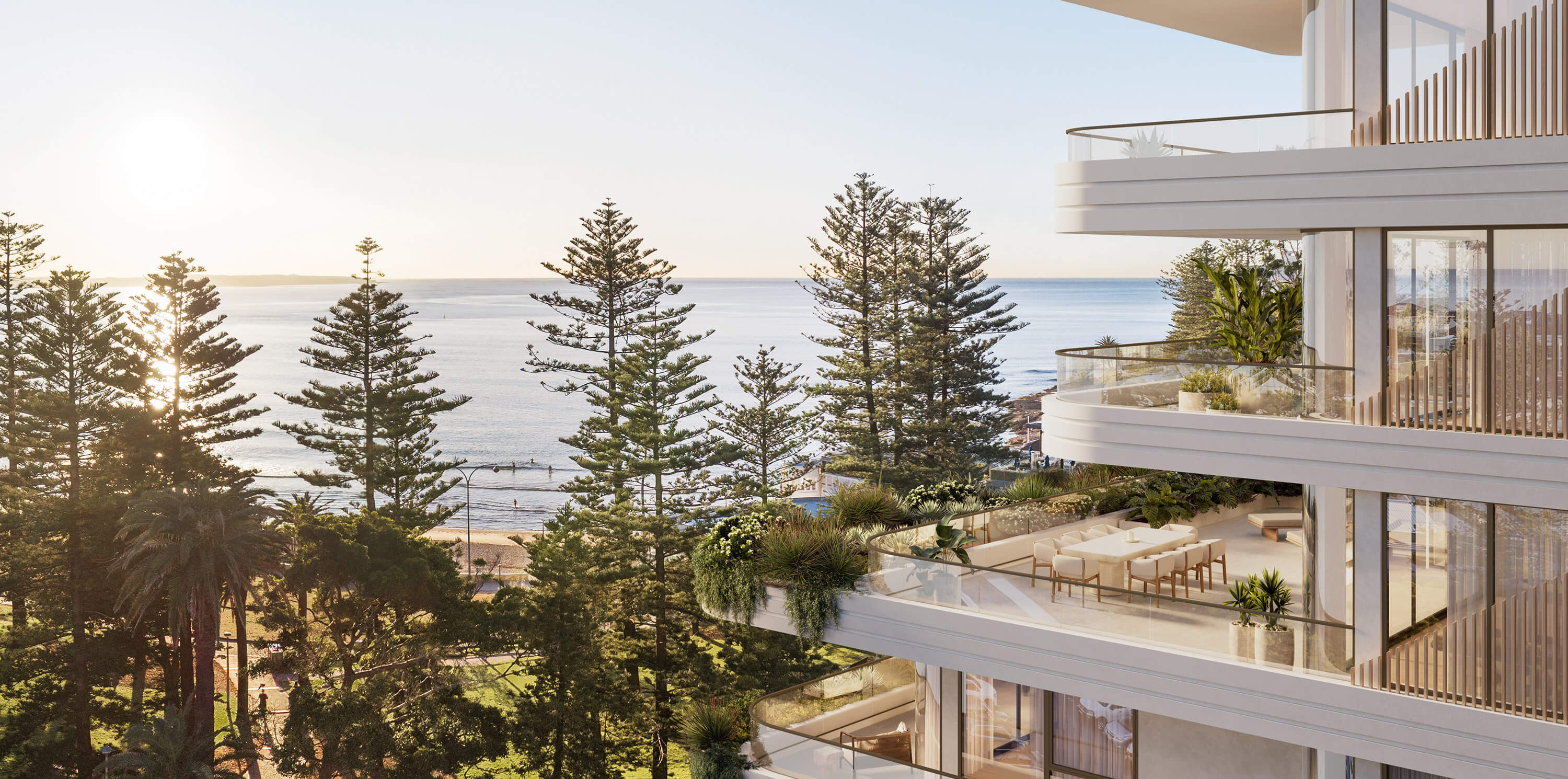 A curated coastalsanctuary, steps from the water’s edge
