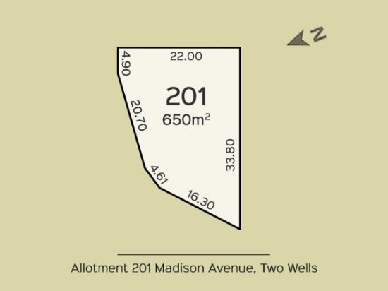 Lot 201 Madison Avenue, Two Wells, SA 5501