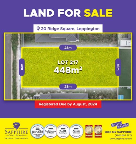 Lot 218, 20 Ridge Square, Leppington, NSW 2179
