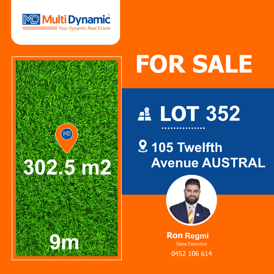 Lot 352, 105 Twelfth Avenue, Austral, NSW 2179