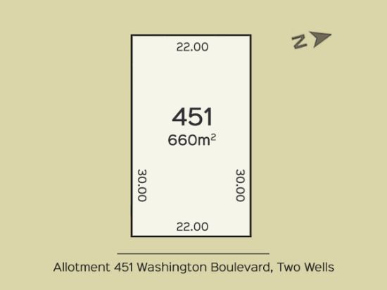 Lot 451 Washington Boulevard, Two Wells, SA 5501