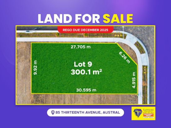 Lot 9, 85 Thirteenth Avenue, Austral, NSW 2179