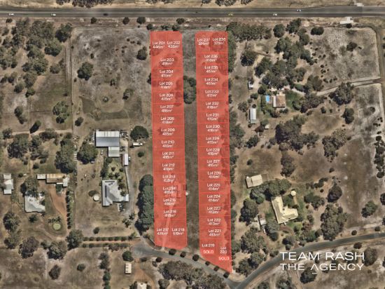 Proposed lots of 6 Petrana Place, Henley Brook, WA 6055
