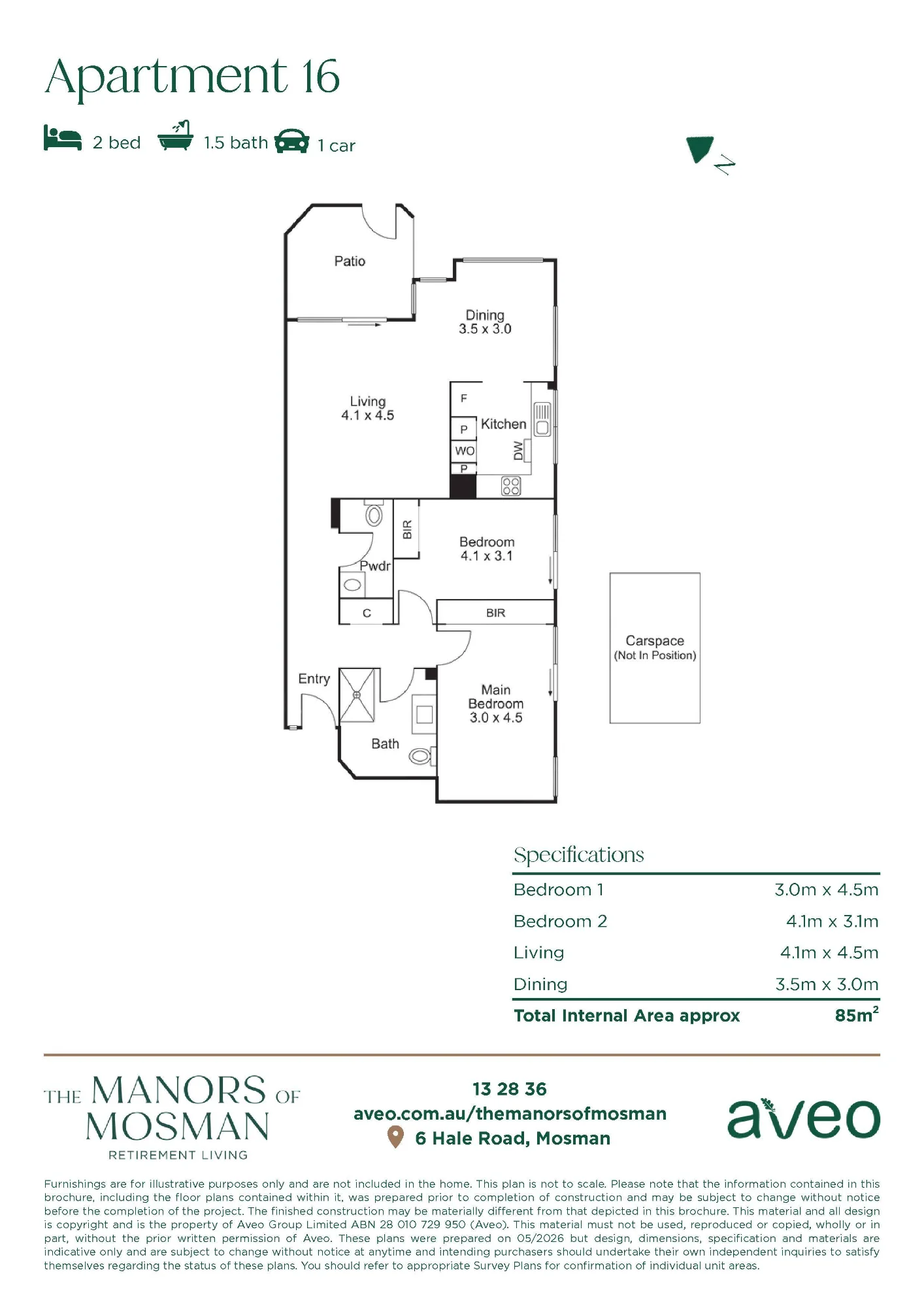 16/6 Hale Road, Mosman, NSW 2088