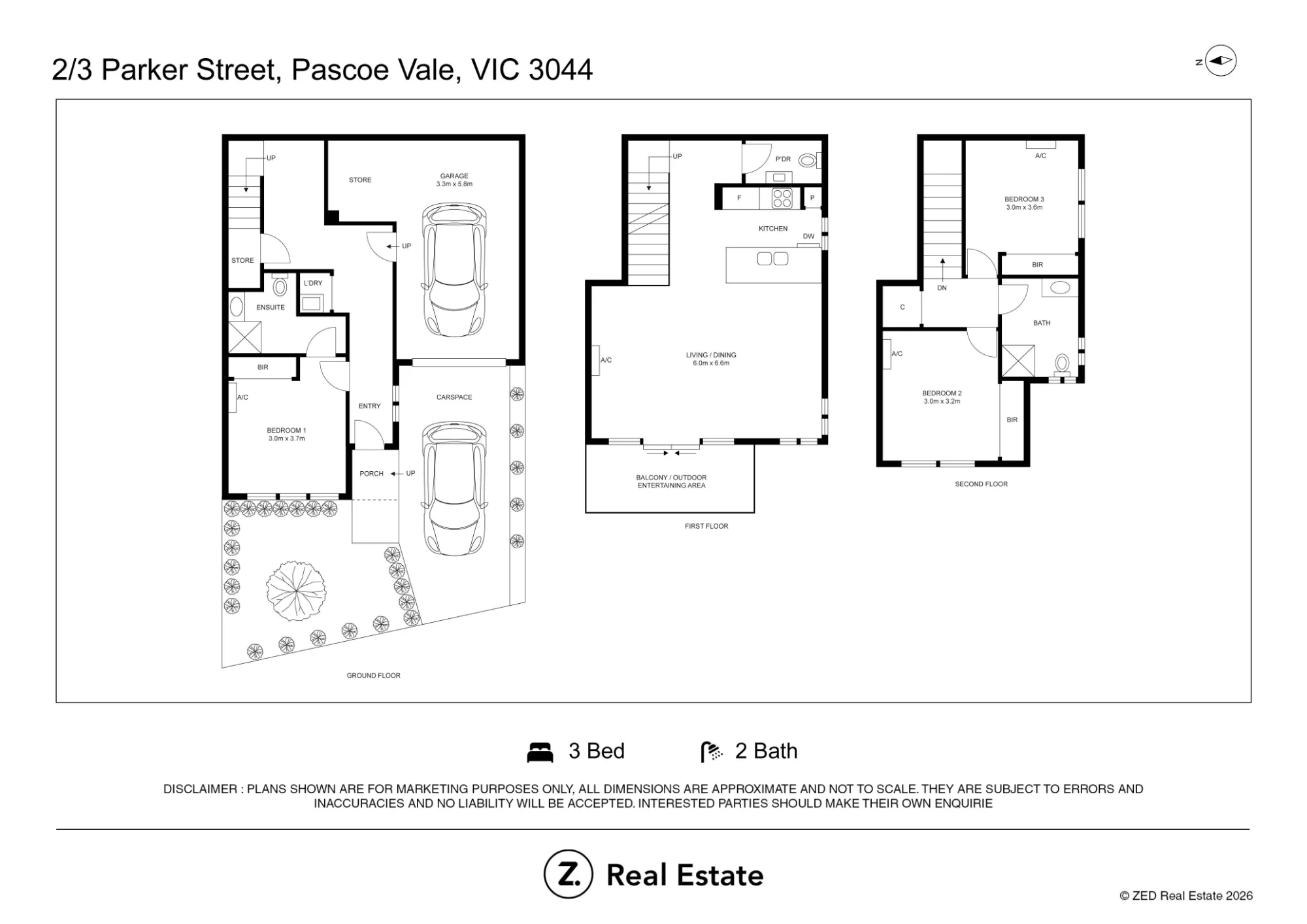2/3 Parker Street, Pascoe Vale, Vic 3044