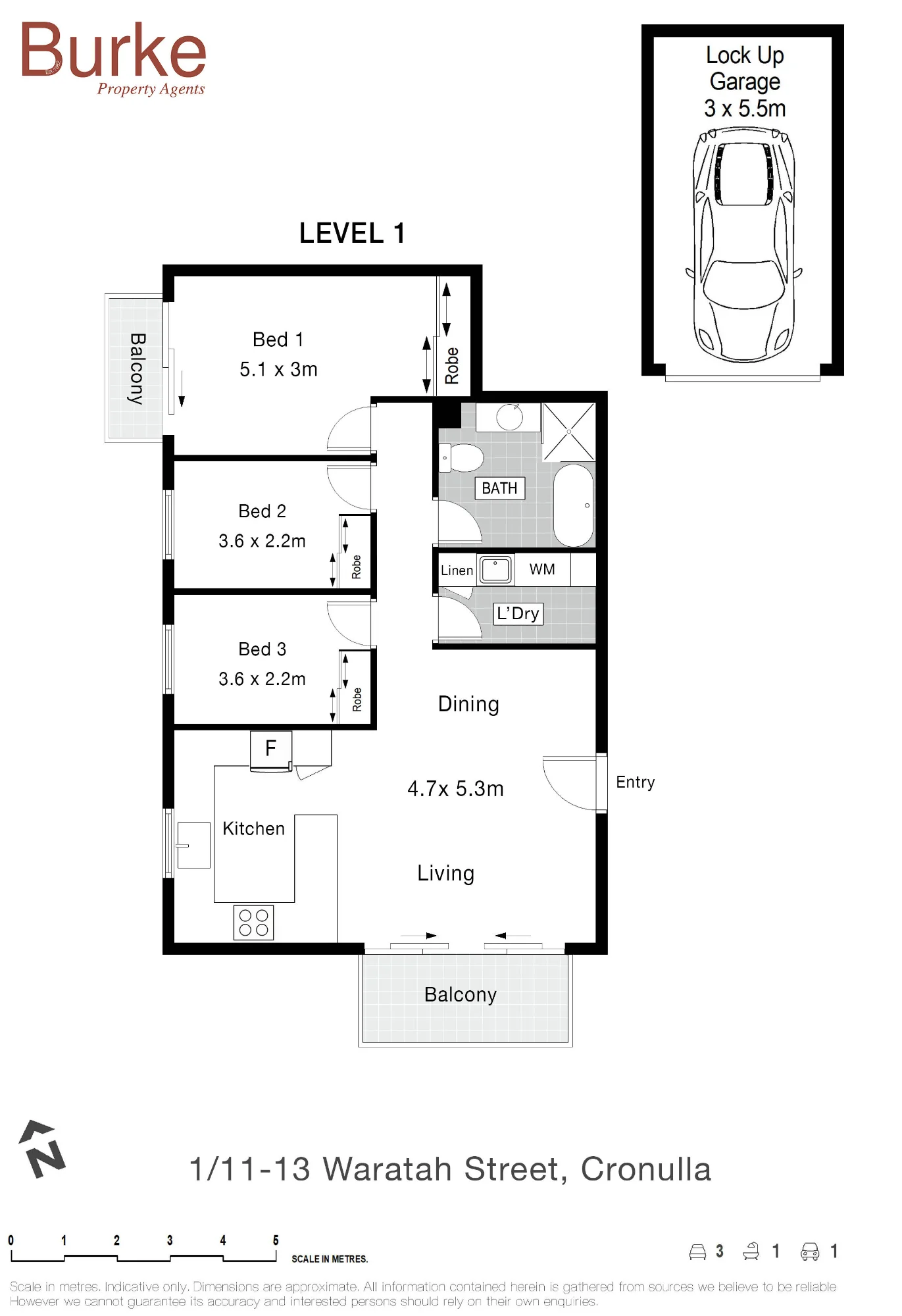 1/11-13 Waratah Street, Cronulla, NSW 2230