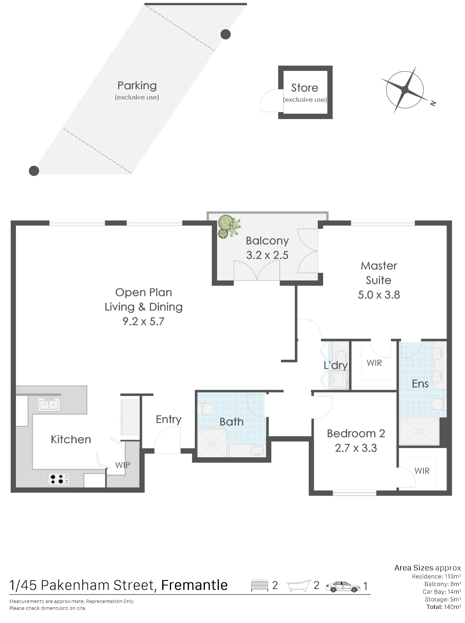 1/45 Pakenham Street, Fremantle, WA 6160