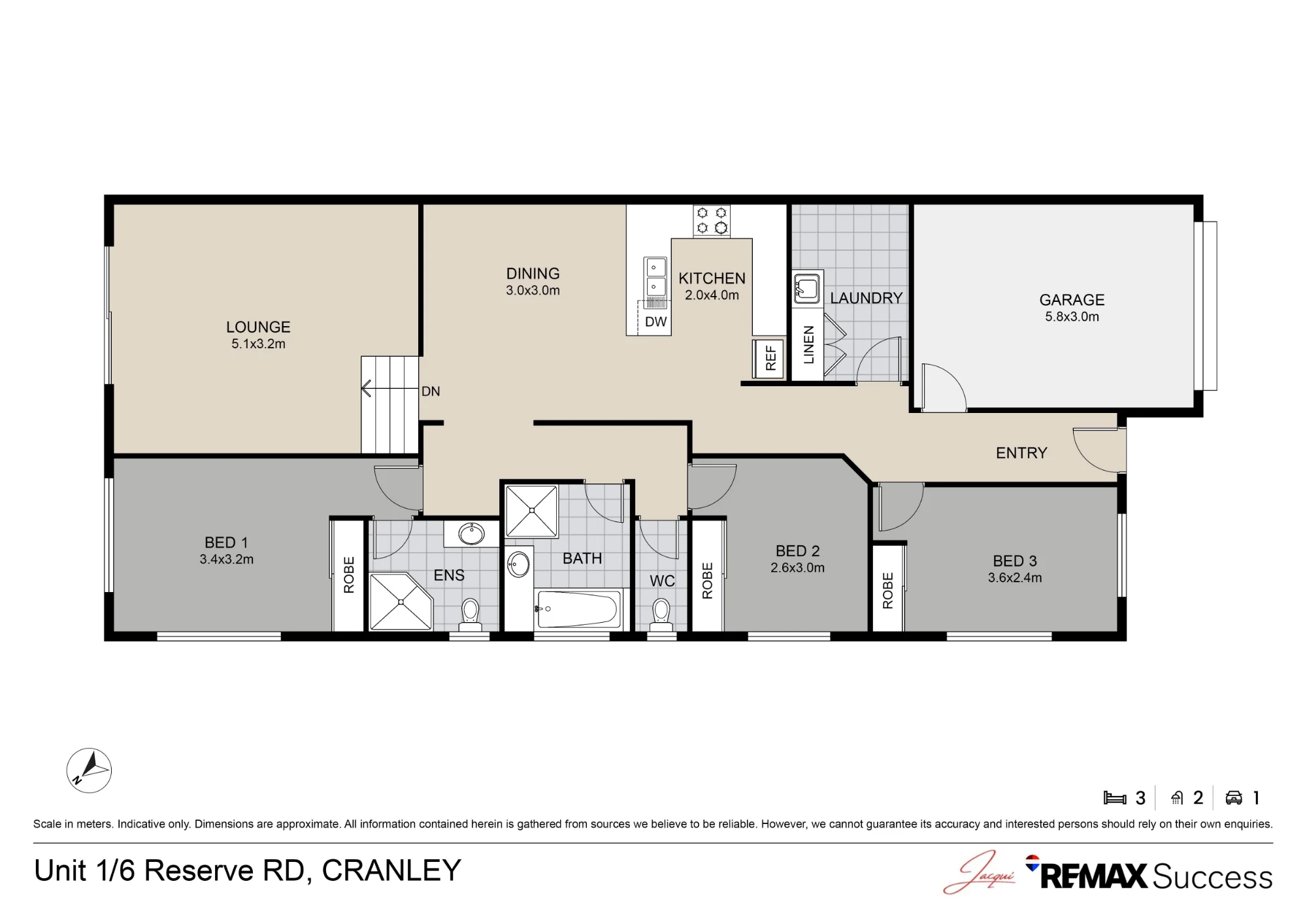1/6 Reserve Road, Cranley, Qld 4350