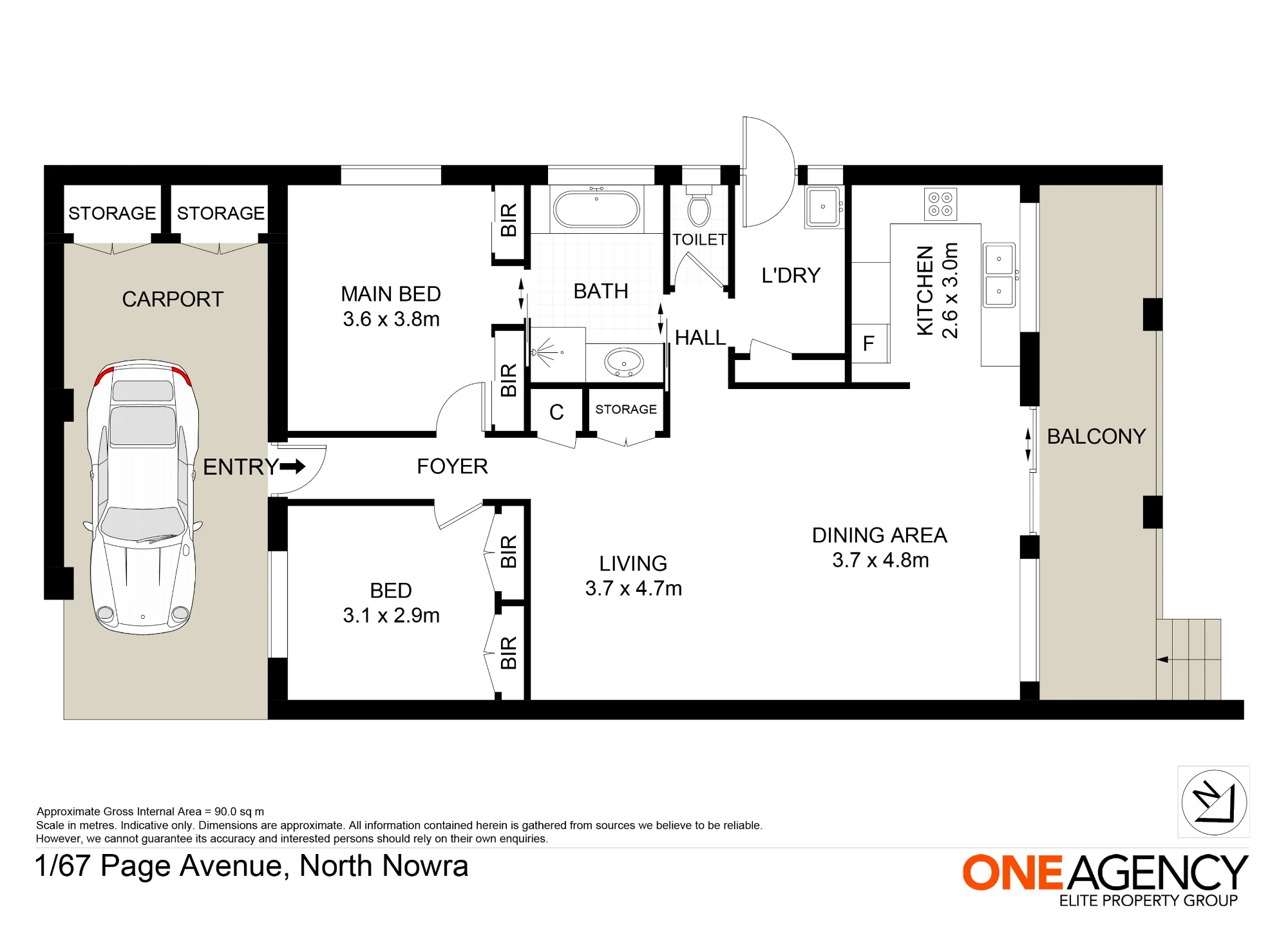 1/67 Page Avenue, North Nowra, NSW 2541