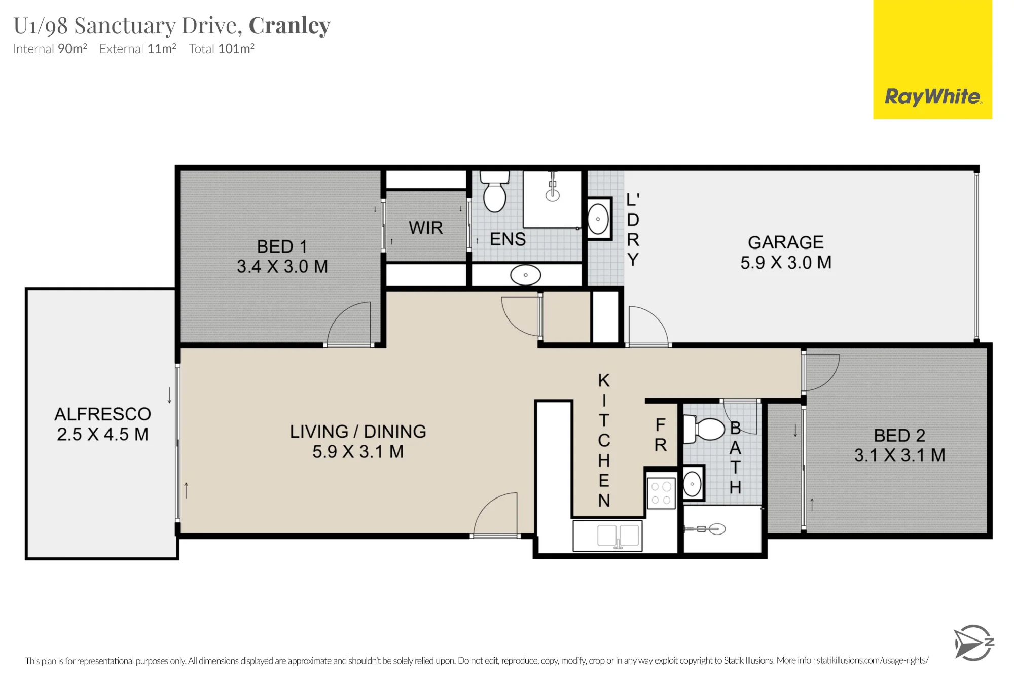 1/98 Sanctuary Drive, Cranley QLD 4350