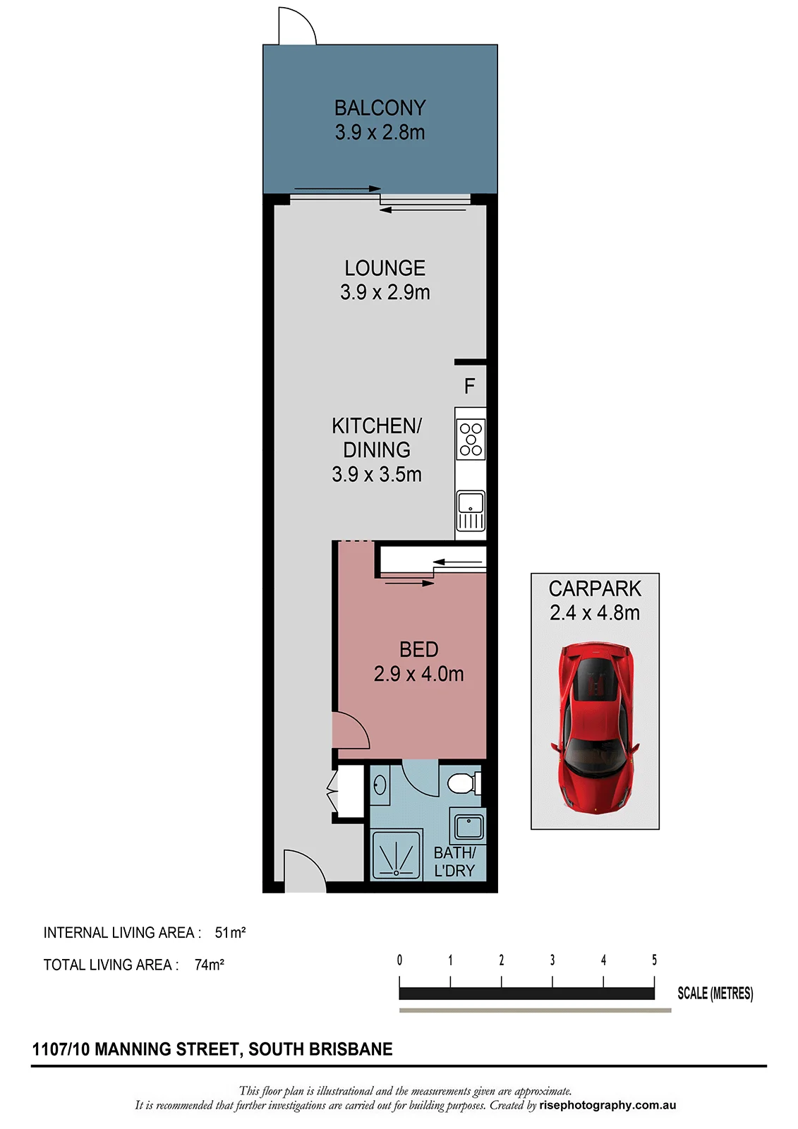 1107/10 Manning Street, South Brisbane, Qld 4101