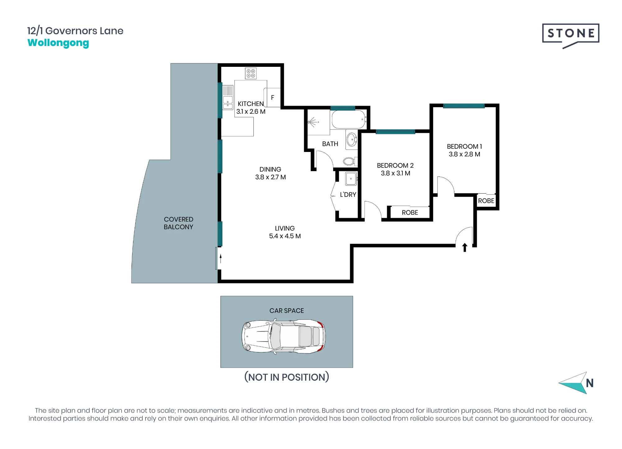 12/1 Governors Lane, Wollongong, NSW 2500