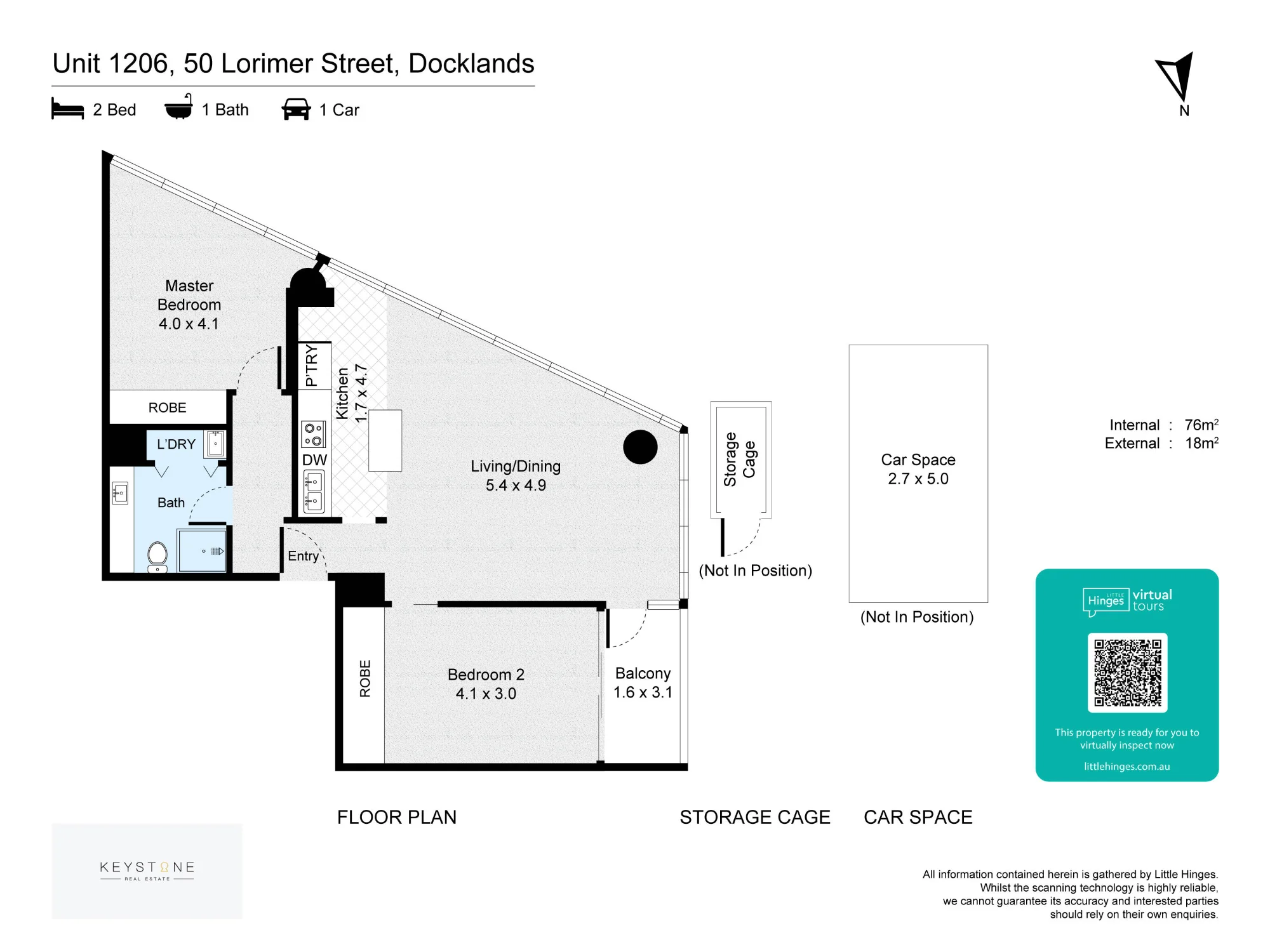 1206/50 Lorimer Street, Docklands, Vic 3008