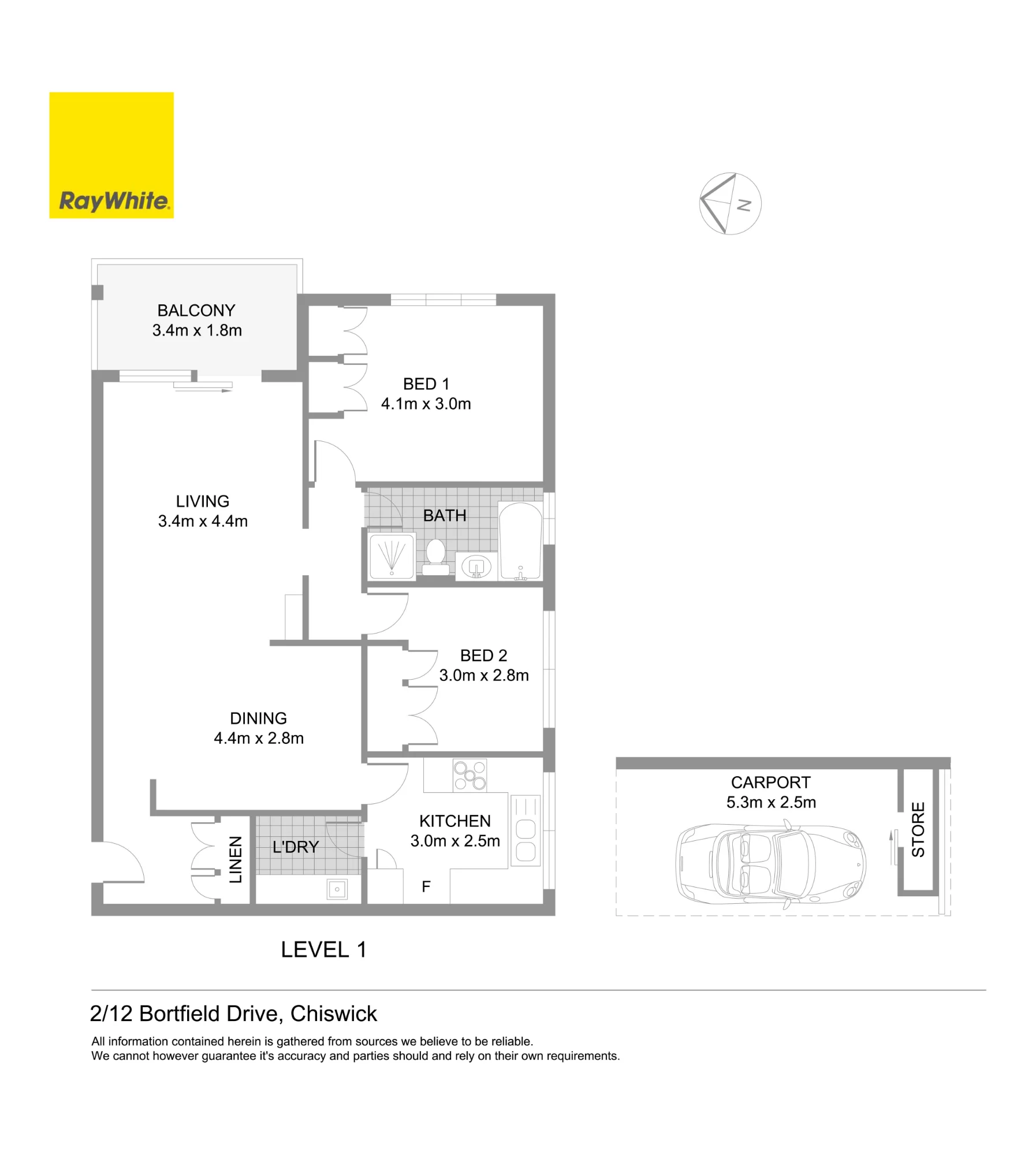 2/12 Bortfield Drive, Chiswick NSW 2046