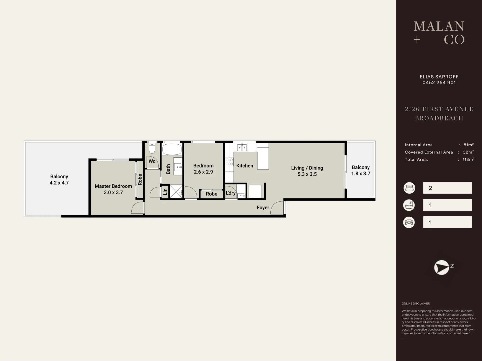2/26 First Avenue, Broadbeach QLD 4218
