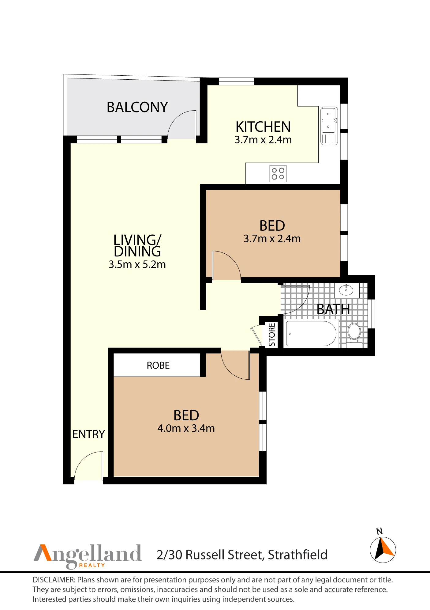 2/30 Russell Street, Strathfield, NSW 2135