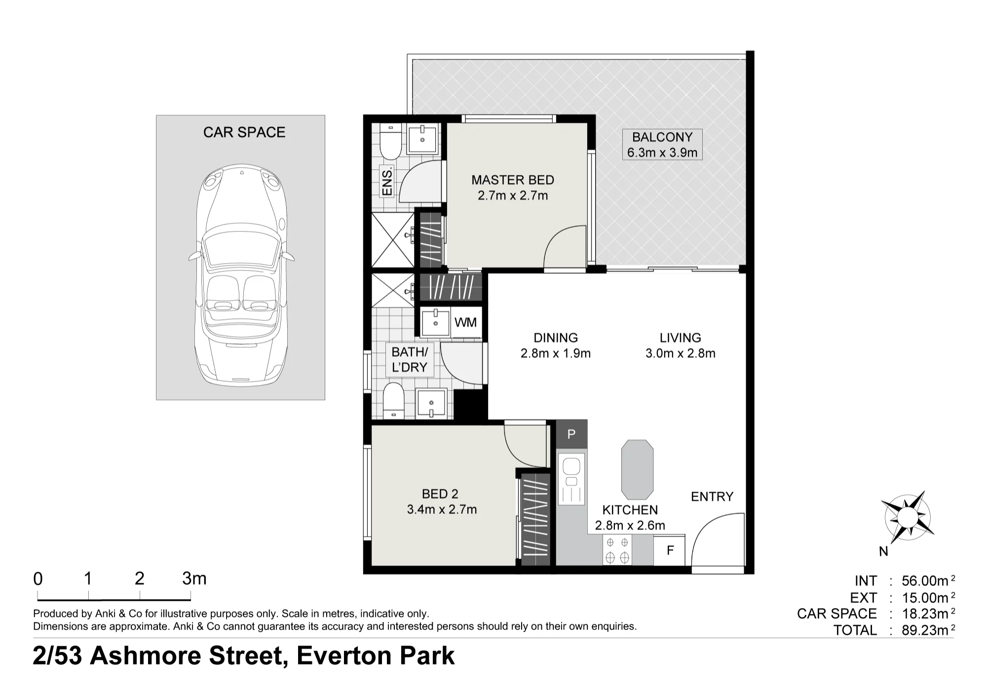 2/53 Ashmore Street, Everton Park, Qld 4053