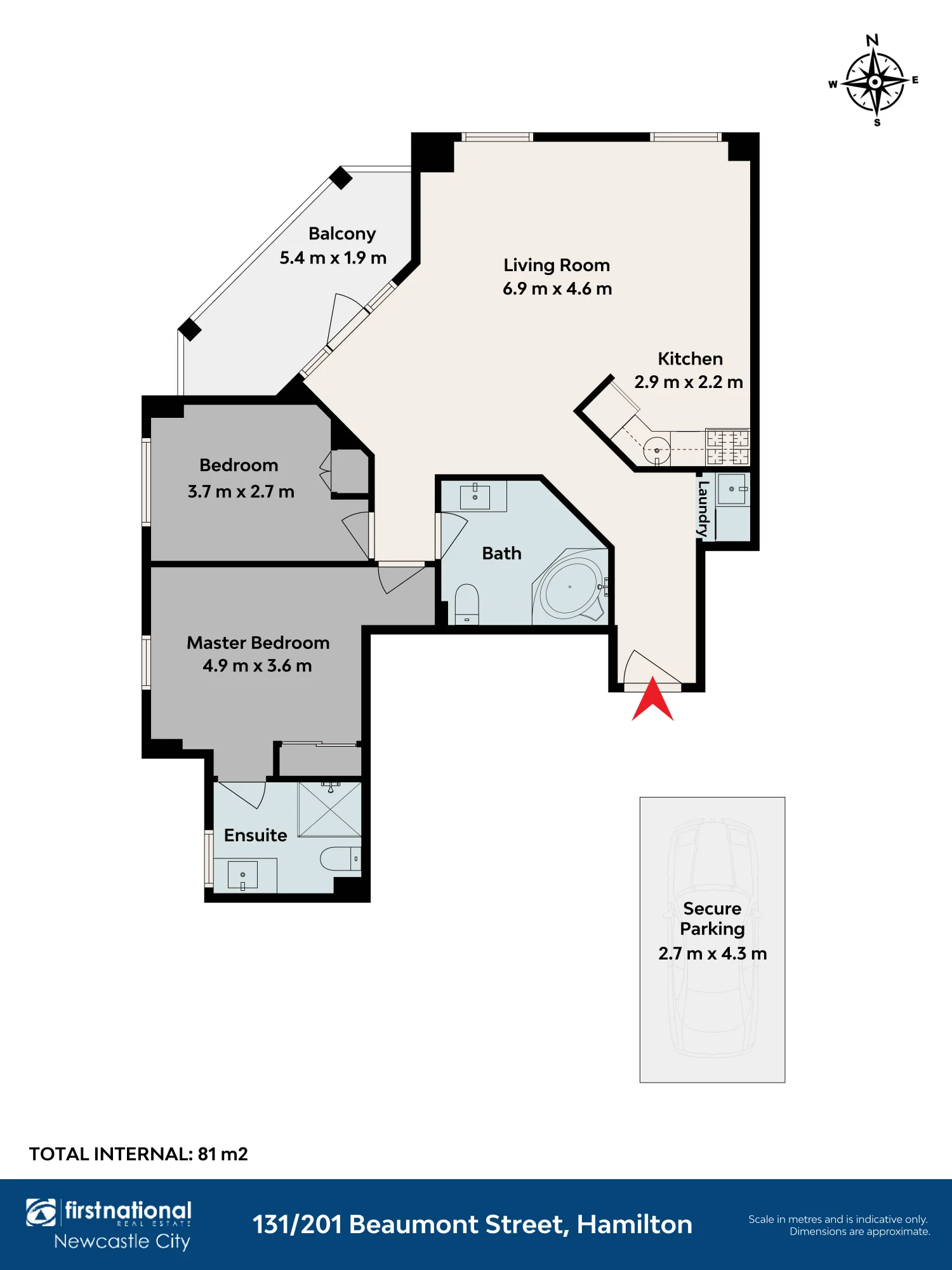 201/131 Beaumont Street, Hamilton, NSW 2303
