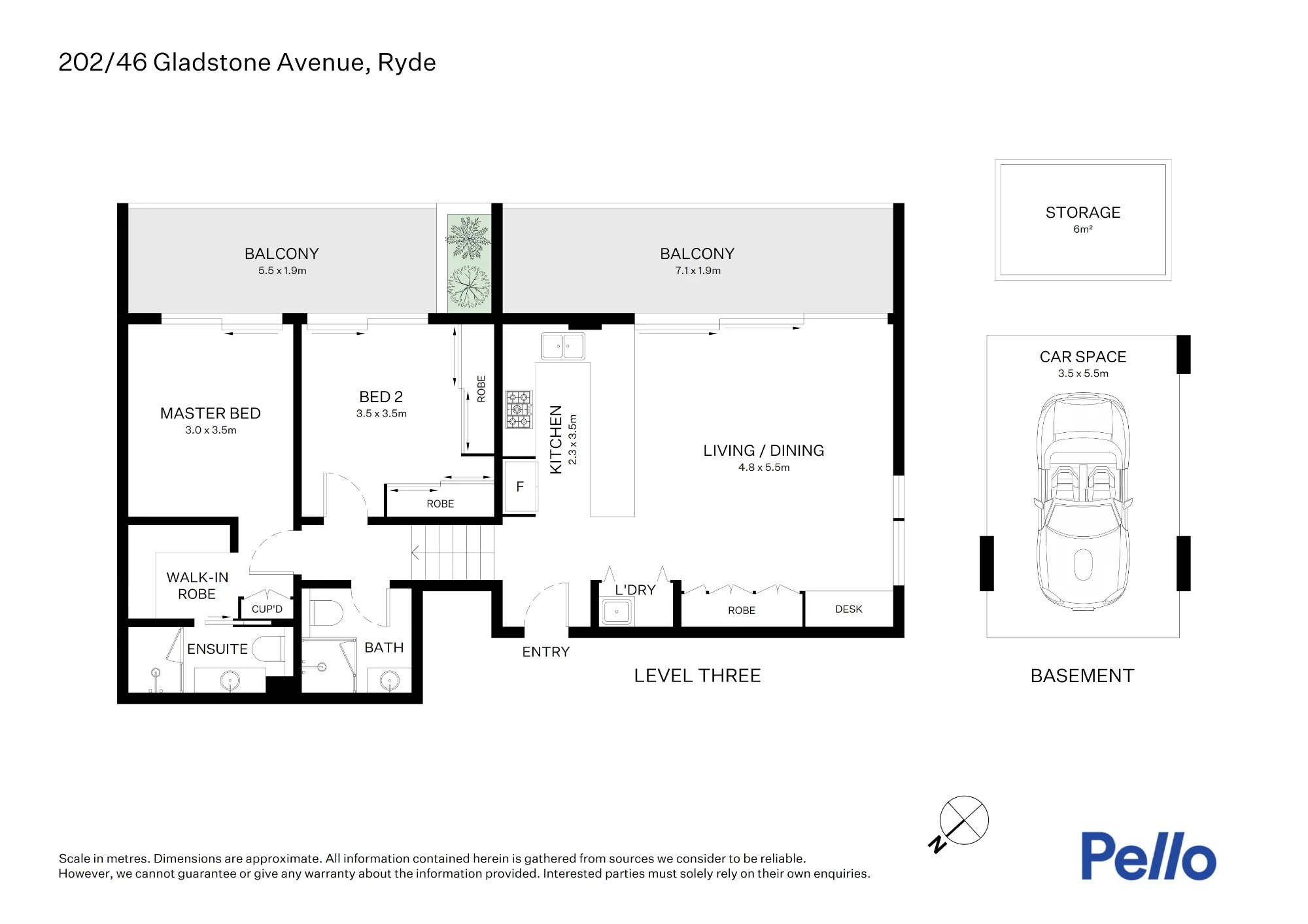 202/46 Gladstone Avenue, Ryde, NSW 2112