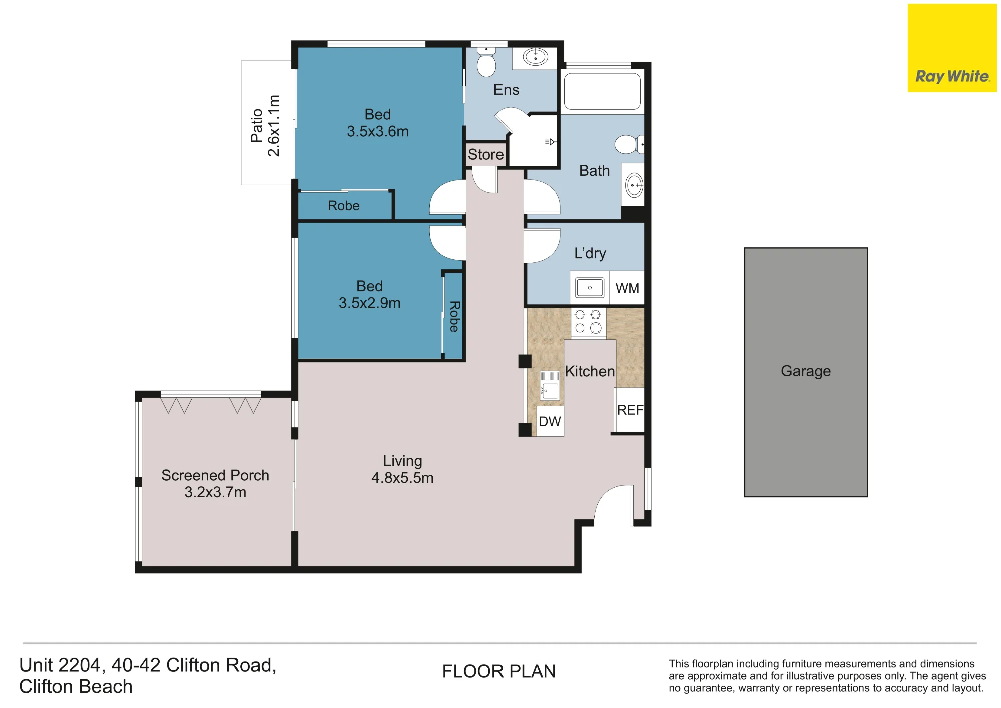 2204/40-42 Clifton Road, Clifton Beach QLD 4879