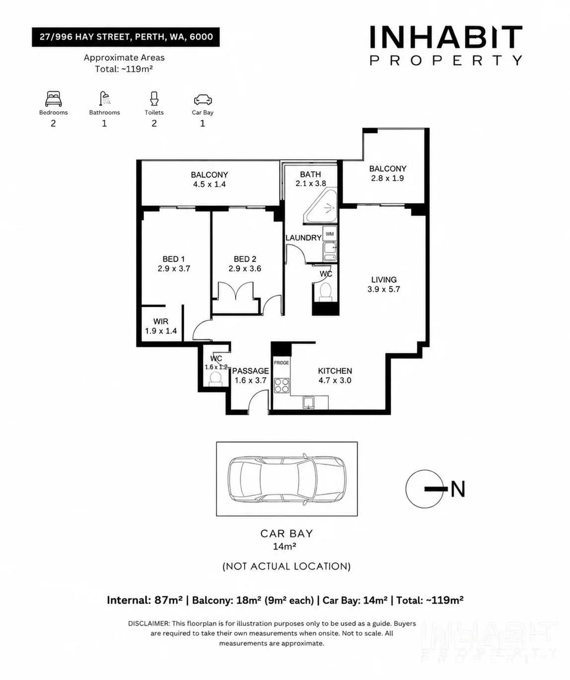 27/996 Hay Street, Perth, WA 6000