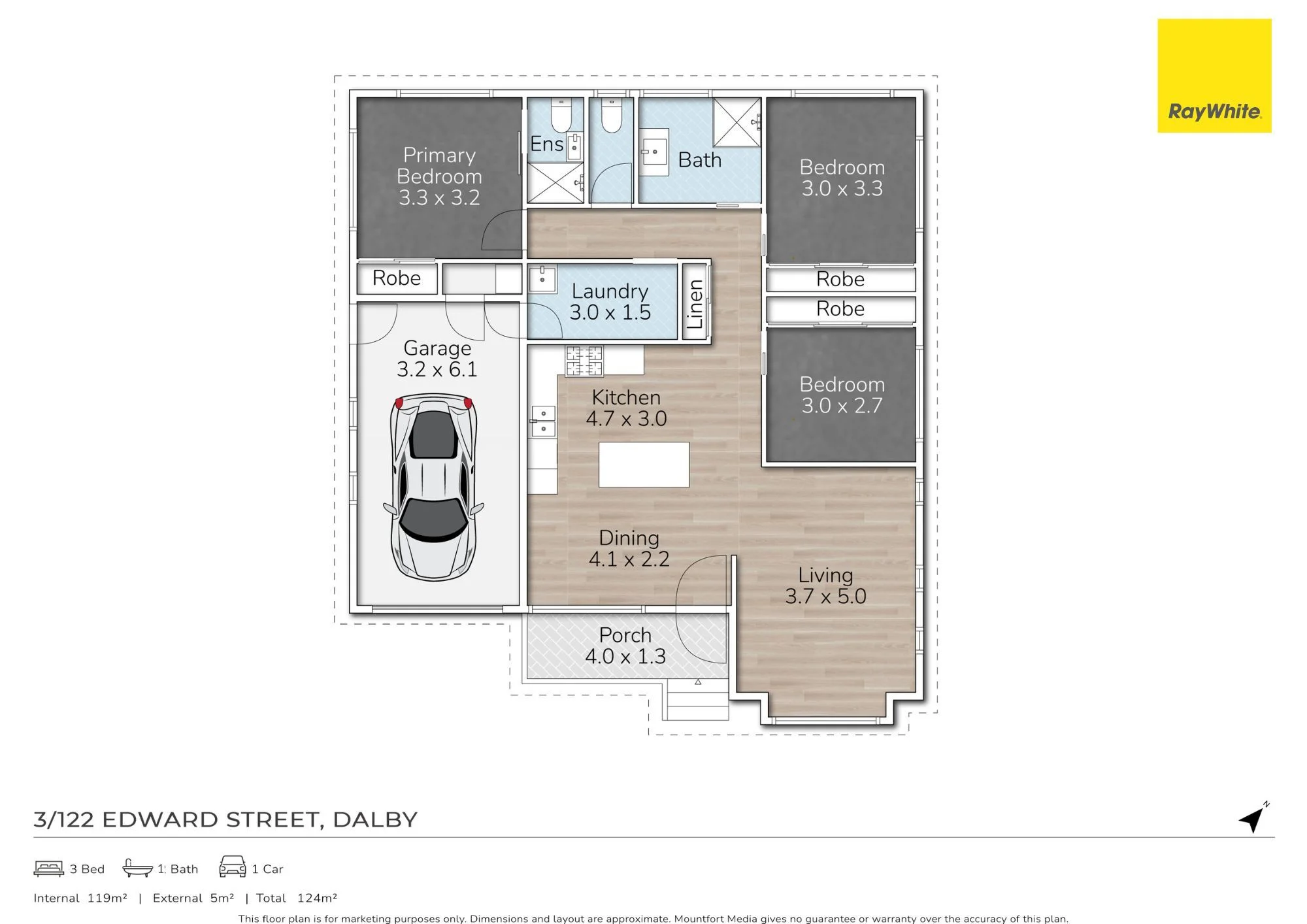 3/122 Edward Street, Dalby QLD 4405