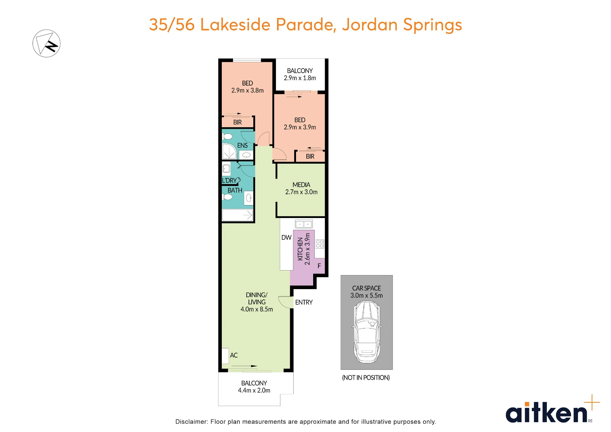 35/56 Lakeside Parade, Jordan Springs, NSW 2747