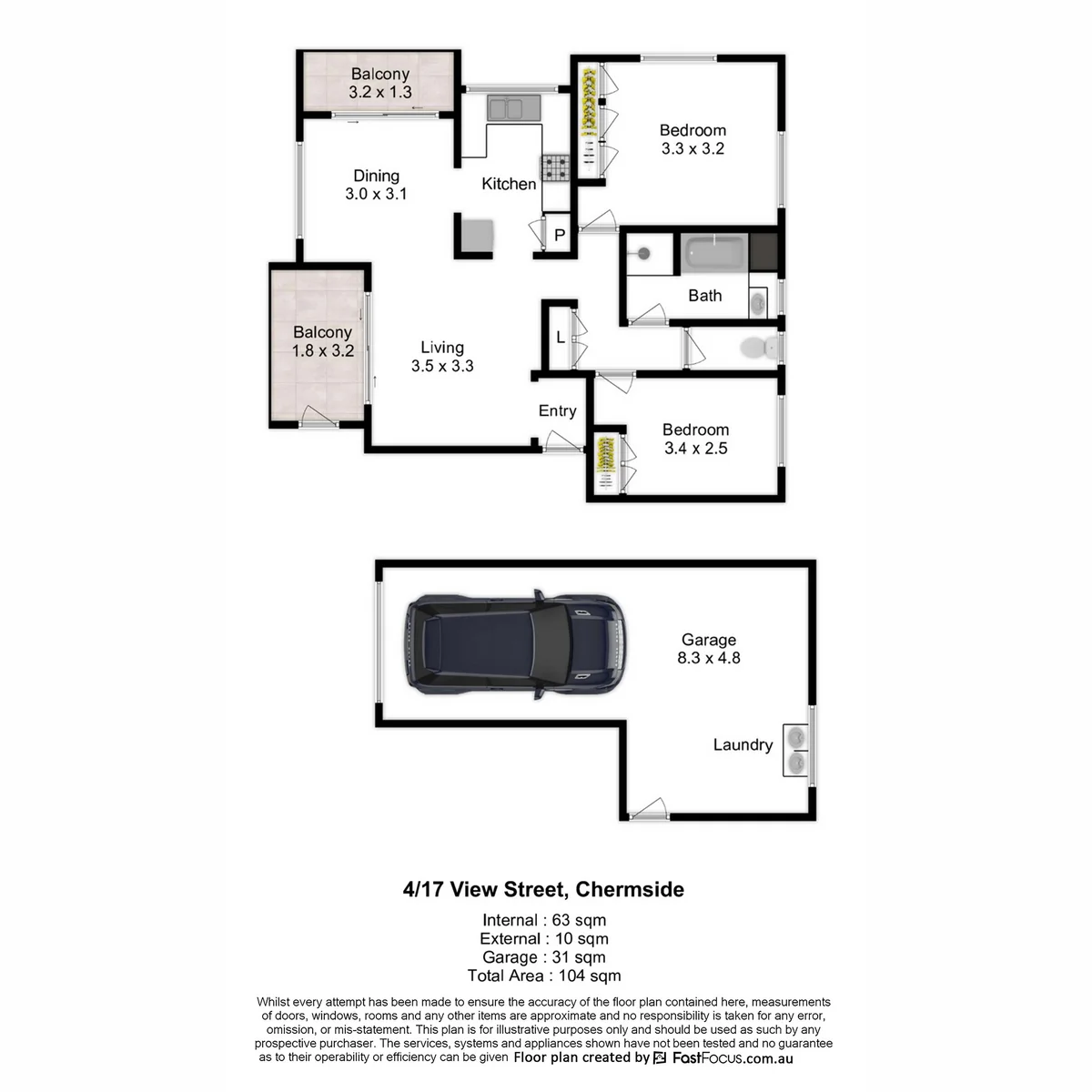 4/17 View Street, Chermside, Qld 4032