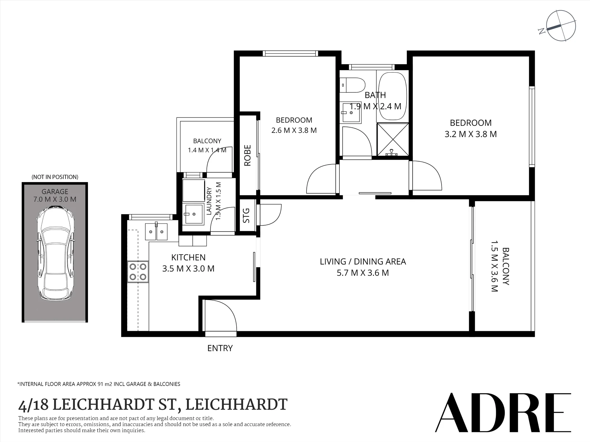 4/18 Leichhardt Street, Leichhardt, NSW 2040