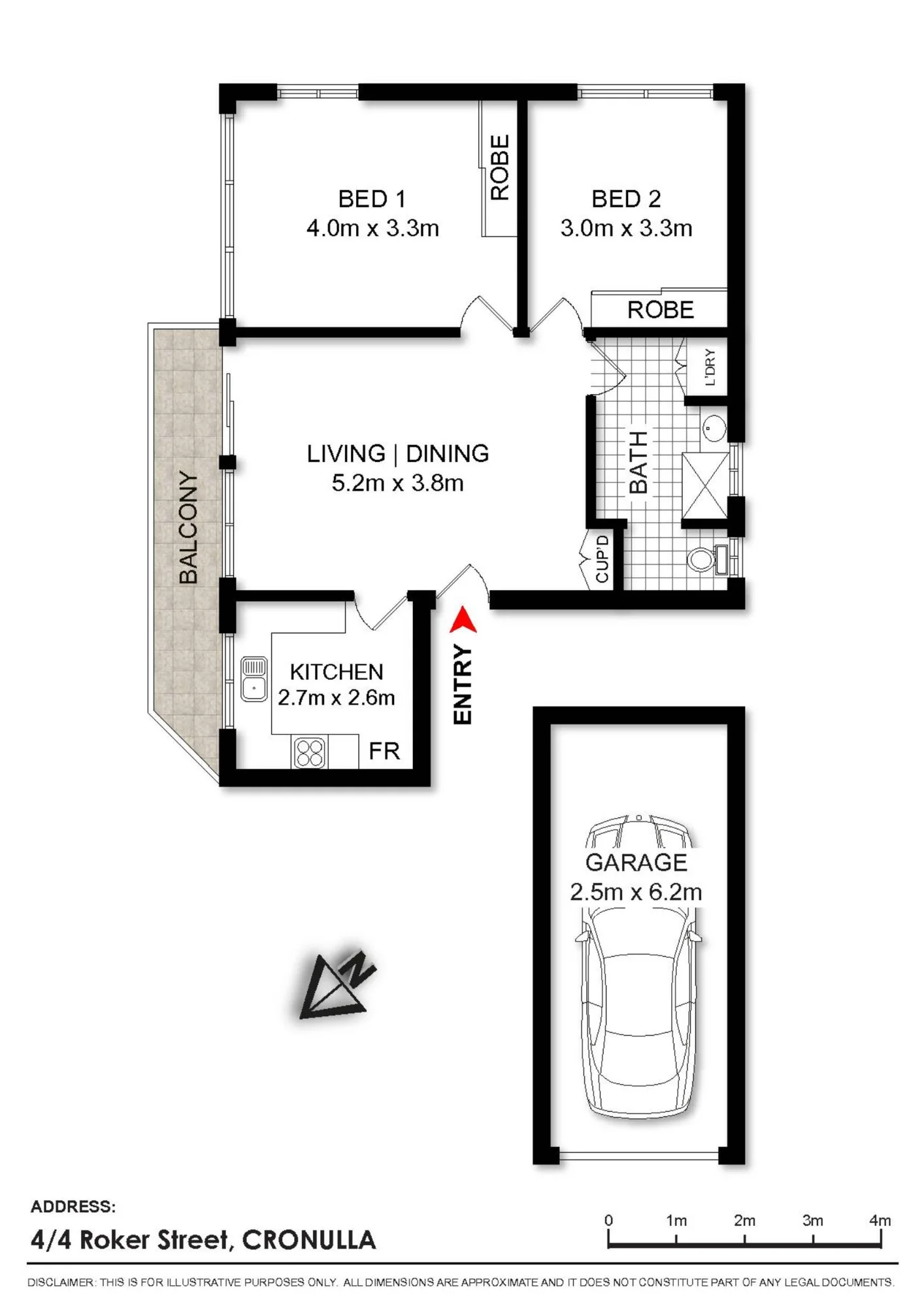 4/4 Roker Street, Cronulla, NSW 2230
