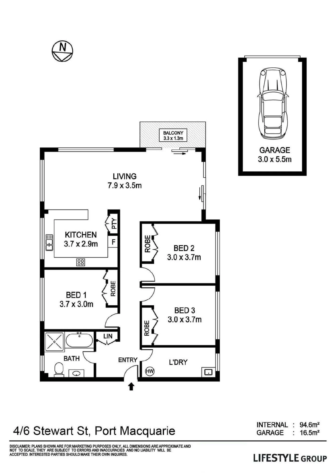 4/6 Stewart Street, Port Macquarie, NSW 2444