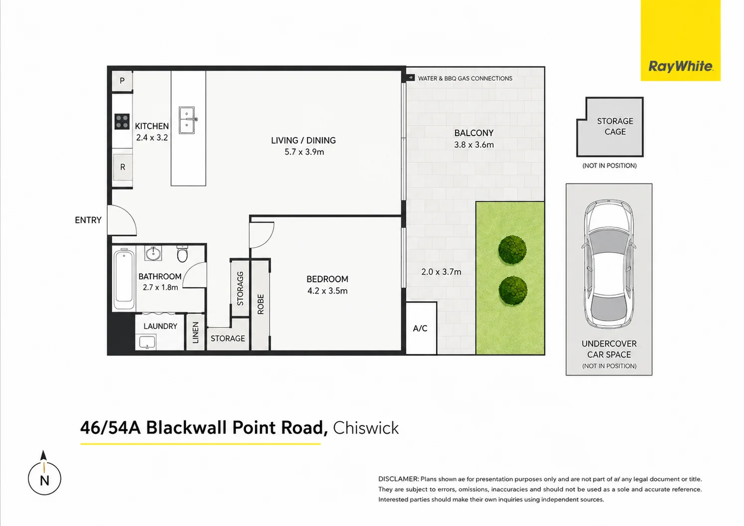 46/54A Blackwall Point Road, Chiswick NSW 2046