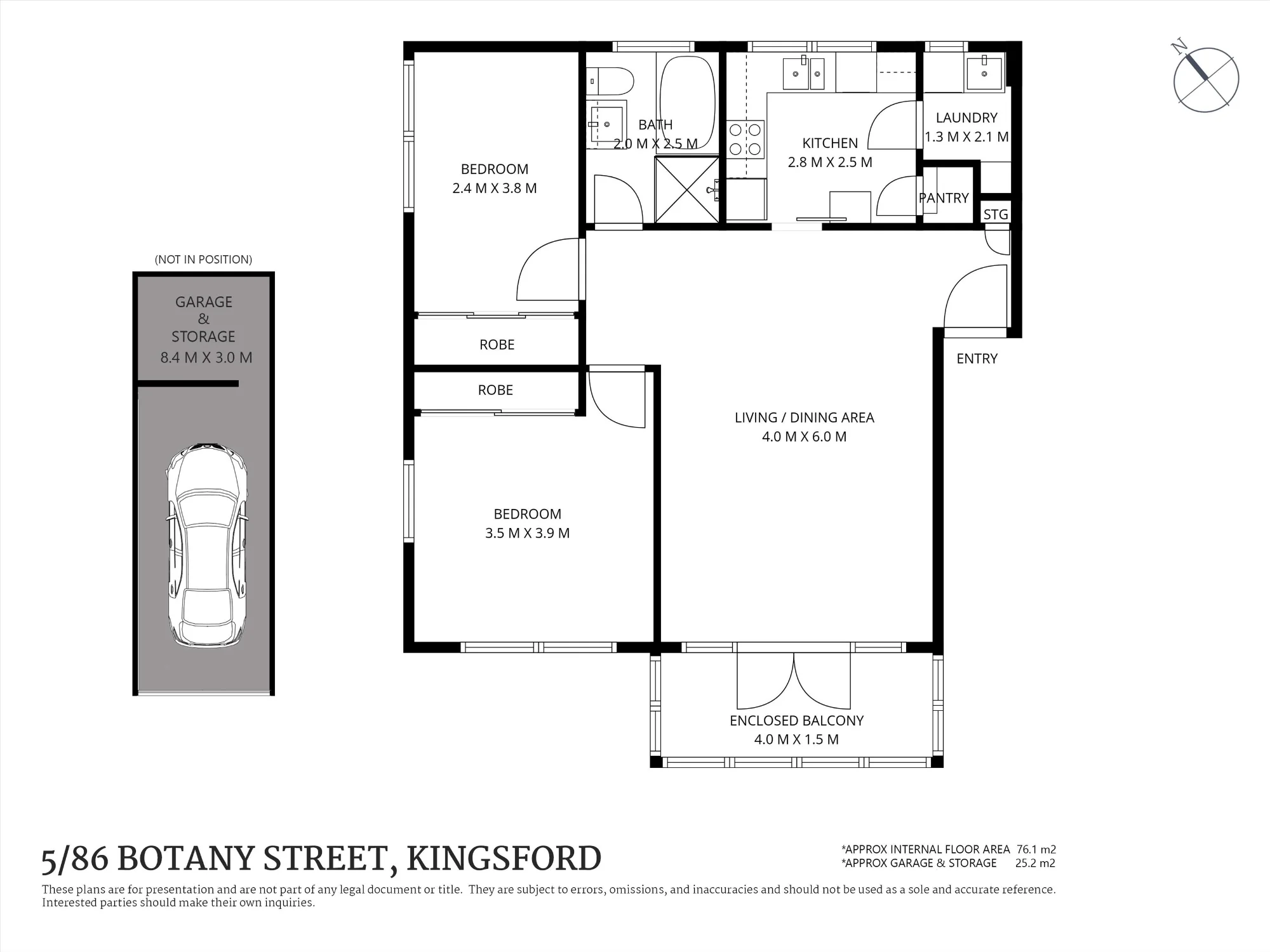 5/86 Botany Street, Kingsford, NSW 2032