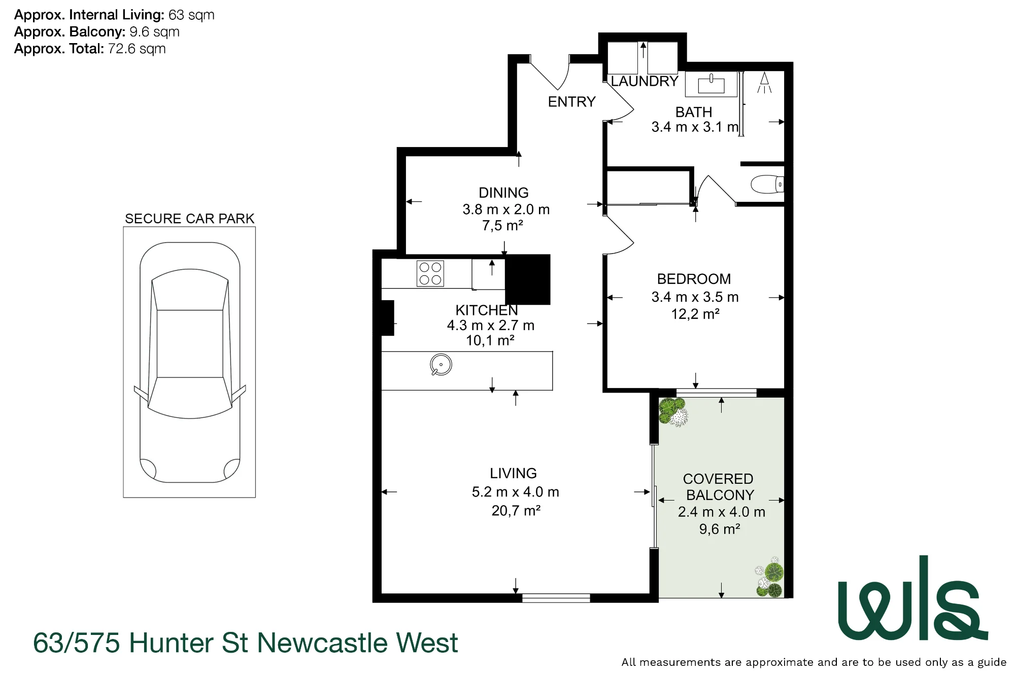 63/575 Hunter Street, Newcastle West, NSW 2302