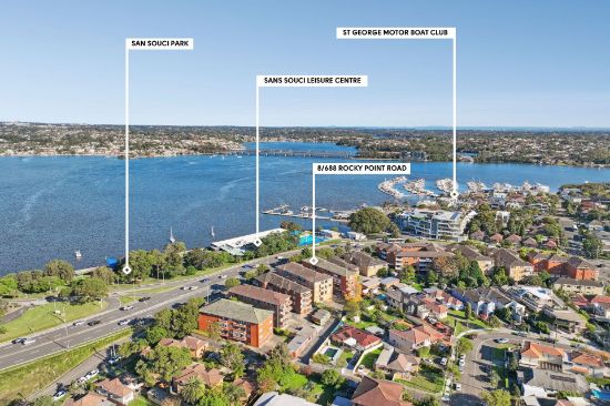 8/688 Rocky Point (Rear lane access - Doon Dr) Road, Sans Souci, NSW 2219