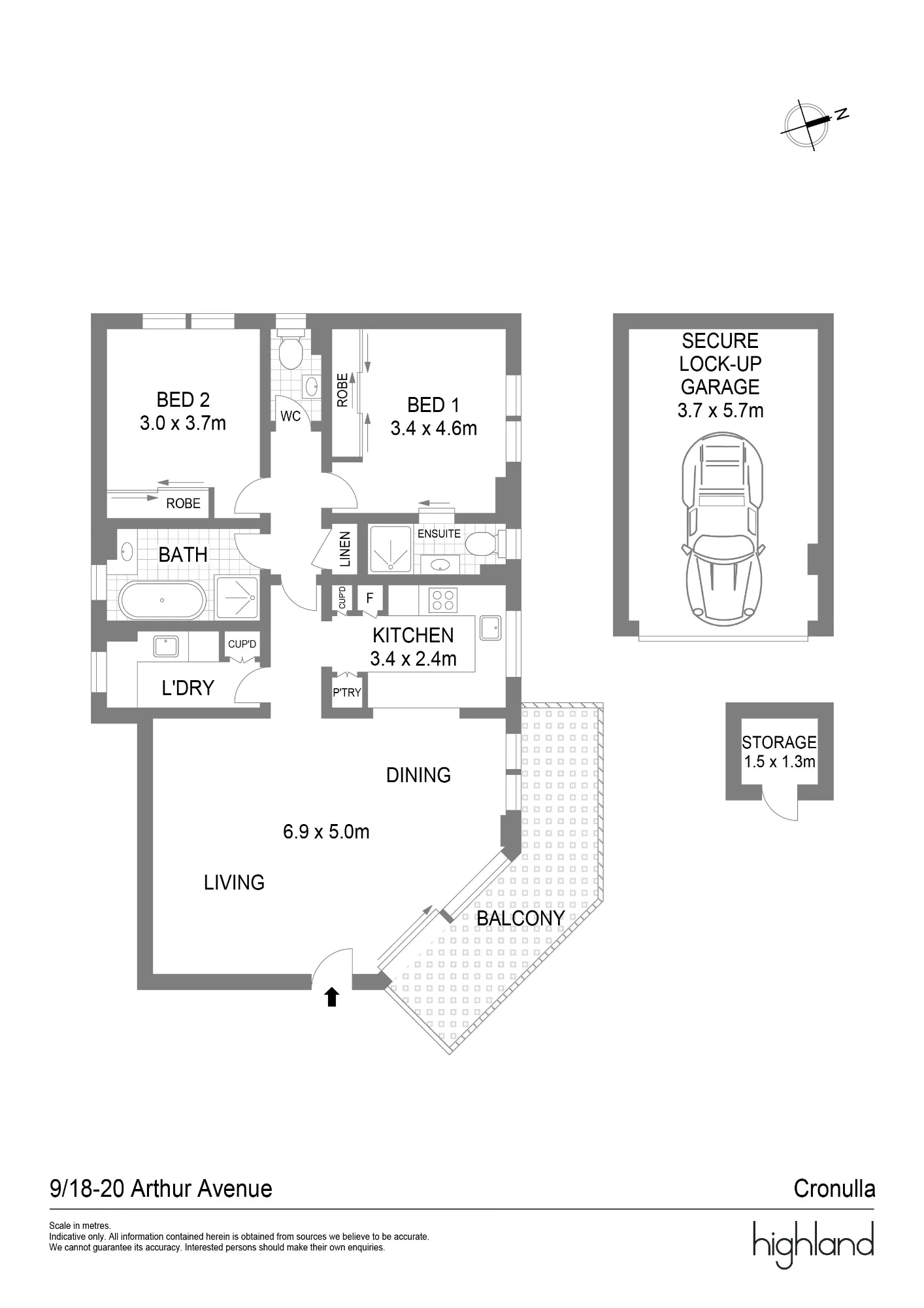 9/18-20 Arthur Avenue, Cronulla, NSW 2230