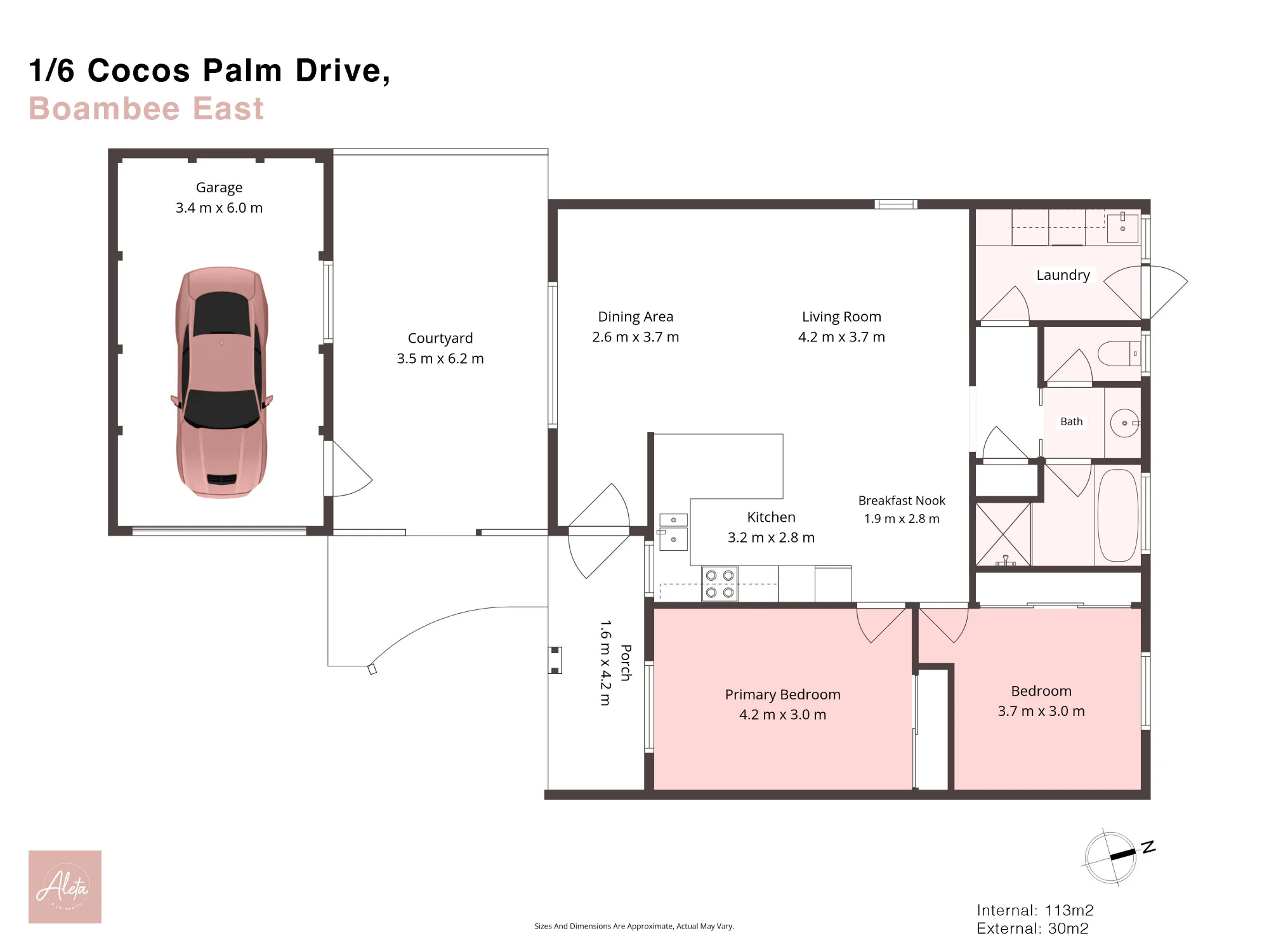 1/6 Cocos Palm Close, Boambee East, NSW 2452