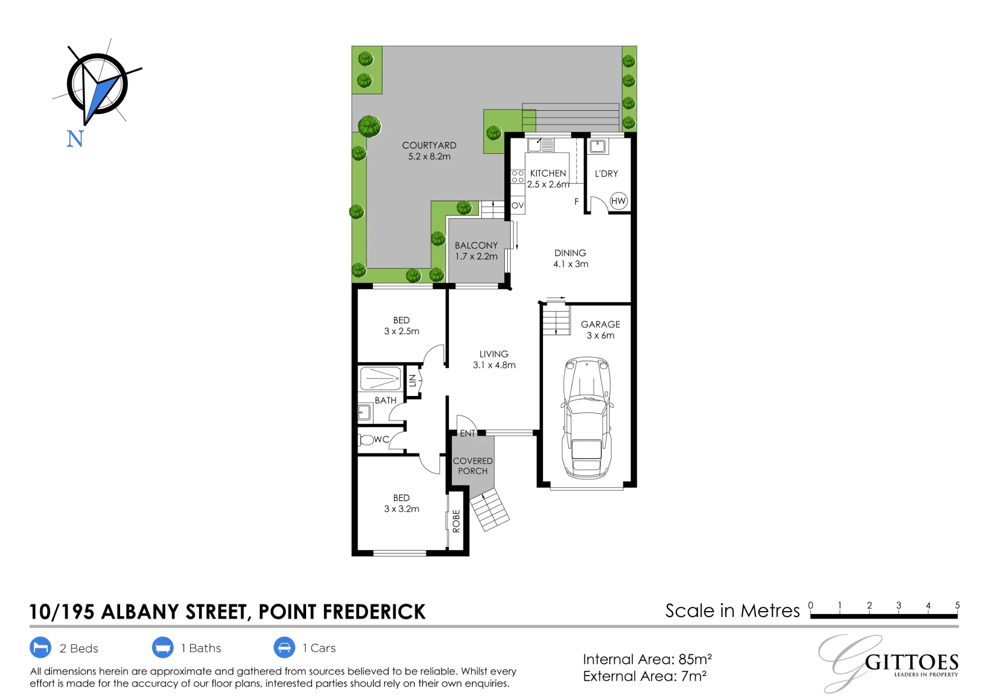 10/195-197 Albany Street, Point Frederick, NSW 2250